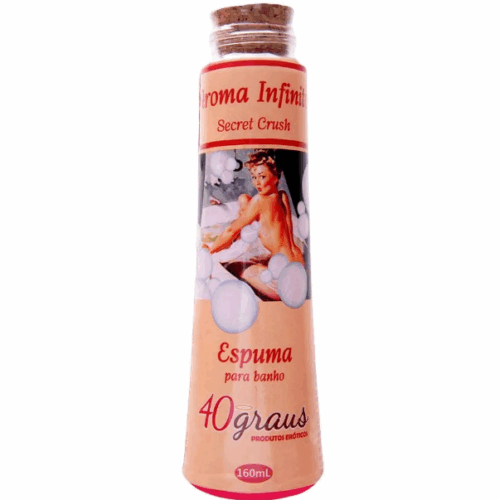 ESPUMA PARA BANHO AROMA INFINITO SECRET CRUSH 160ML - 40 GRAUS