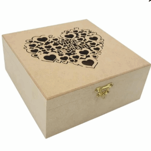 CAIXA MDF PERSONALIZADA VOCÊ É ESPECÍAL 20X20X8CM