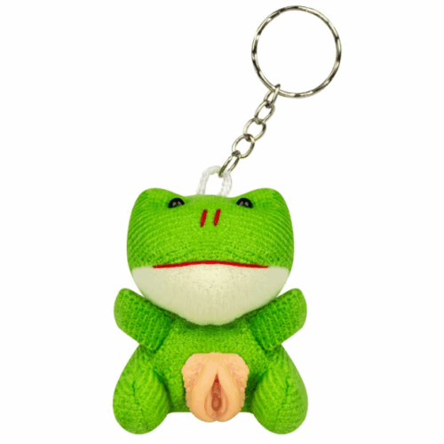CHAVEIRO BICHINHO FÊMEA SAPO (CÓD.:70PS) PELÚCIA - PAU BRASIL