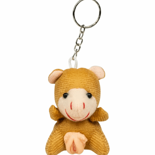 CHAVEIRO BICHINHOS FÊMEA MACACO (CÓD.:70F) PELÚCIA - PAU BRASIL
