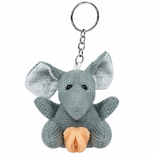CHAVEIRO BICHINHO FÊMEA ELEFANTE (CÓD.:70F) PELÚCIA - PAU BRASIL