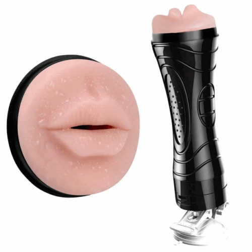 MASTURBADOR BOCA BUSSY (MAS011B) LANTERNA COM VIBRO E VENTOSA - YOU TUBE