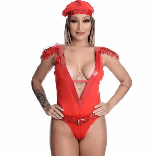 KIT BOMBEIRA BODY (CÓD.:1092) FANTASIA - AMARETO