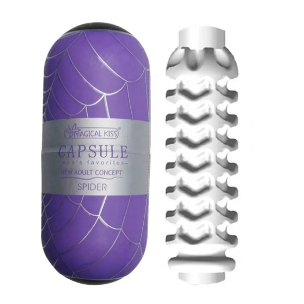 MASTURBADOR MASCULINO CAPSULE SPIDER EGG VAZADO - MAGICAL KISS