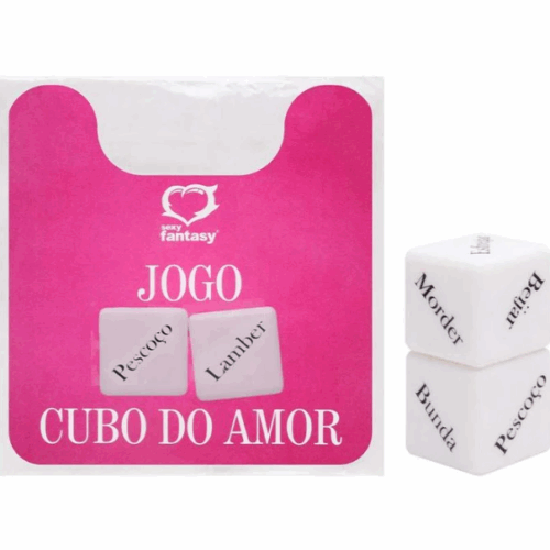 DADO JOGO CUBO DO AMOR C/ 02 UNID. (BR006) - SEXY FANTASY