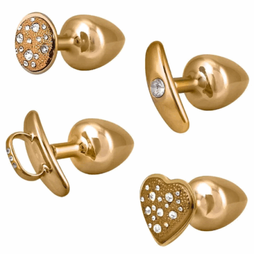 ANAL KIT DOURADO (HA132KD) PLUG - HARD