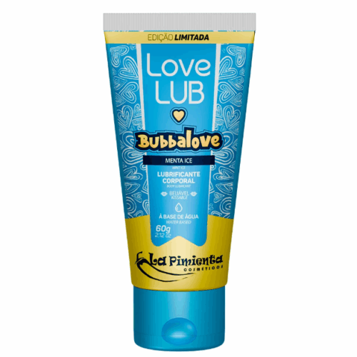 LOVE LUB BUBBALOVE MENTA ICE 60G (L463) LUBRIFICANTE - LA PIMENTA