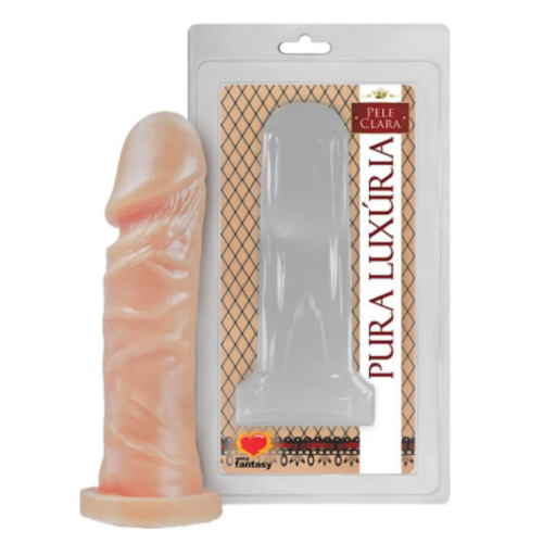 PÊNIS REALÍSTICO SEM ESCROTO MACIÇO (PA008) 15,3X4 CM BEGE - SEXY FANTASY