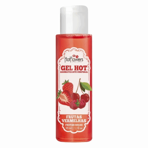 GEL HOT FRUTAS VERMELHAS (HC329) 35ML - HOTFLOWERS
