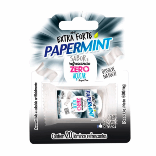 LAMINA BEIJÁVEL SABOR EXTRA FORTE PAPERMINT - DANILLA