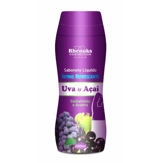 SABONETE ÍNTIMO UVA E AÇAÍ 200ML - RHENUKS