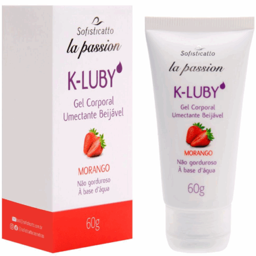 LUBRIFICANTE K-LUBY MORANGO 60G - SOFISTICATTO