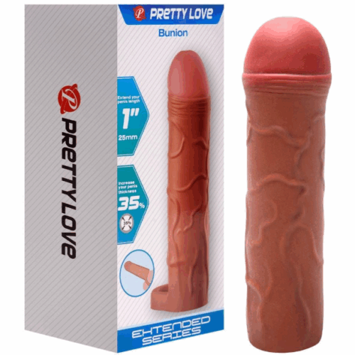 CAPA PENIANA BUNION 16,5 X 3,8CM CYBER SKIN - PRETTY LOVE