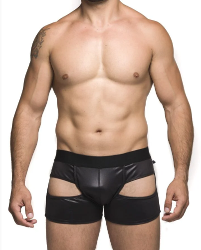 BOXER ABERTURA NA COXA (SD030P) PRETO - SD CLOTHING