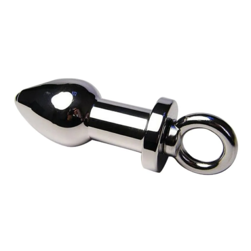 PLUG ANAL COM ROSCA DE DILATADOR DE URETRA (CÓD.:5602) EM  AÇO - SEXY IMPORT